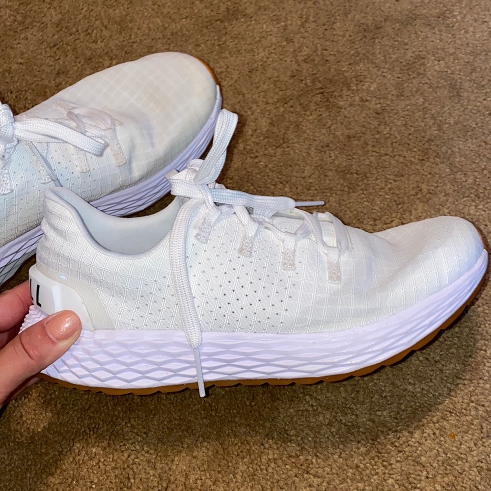 NOBULL White Sneakers *Worn once for an hour!*